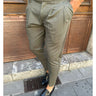 pantalone vita alta   verde militare  art zp69-0.jpeg