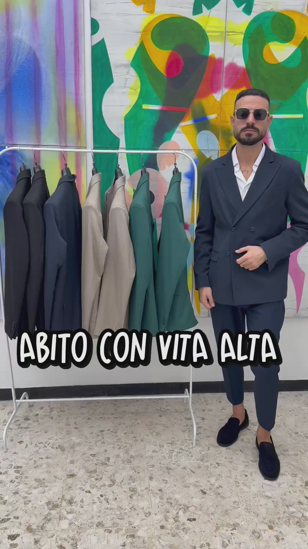 ABITO CON VITA MONOPETTO MADE IN ITALY ART FIRENZE VARI COLORI