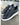 sneakers blu  PELLE suola bianca    art freejoj mq