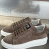sneakers tortora taupe camoscio suola bianca    art freejoj mq-0.jpeg