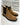 stivaletto  cuoio marrone in camoscio liscio