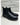 stivaletto nero pelle con ricamo