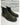 stivaletto  verde militare  camoscio con  ricamo